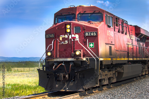 Obraz Dibond Canadian Red Train