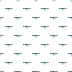 Poster - bowling ball pattern seamless vector repeat for any web design