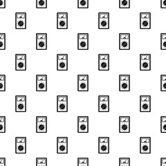 Poster - Analog multimeter pattern seamless vector repeat geometric for any web design