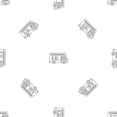 Poster - motor house pattern seamless vector repeat geometric for any web design