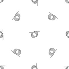 Poster - spiral cable pattern seamless vector repeat geometric for any web design