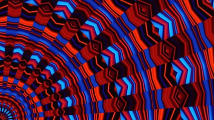 Poster - Abstract symmetry kaleidoscope like Mandala ornament, 3d rendering backdrop, computer generating background