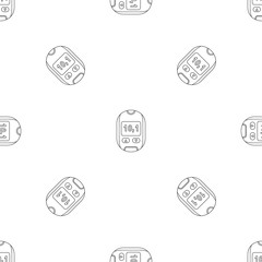 Sticker - Home glucometer pattern seamless vector repeat geometric for any web design