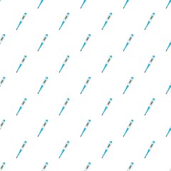 Poster - digital thermometer pattern seamless vector repeat for any web design