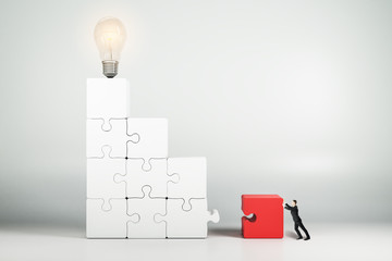 Poster - Idea, quiz and solution concept