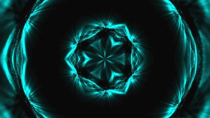 Poster - Beautiful abstract kaleidoscope - fractal flower, 3d rendering backdrop, computer generating background