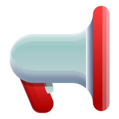 Poster - Megaphone icon. Cartoon of megaphone vector icon for web design isolated on white background