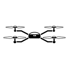 Poster - Modern drone icon. Simple illustration of modern drone vector icon for web design isolated on white background