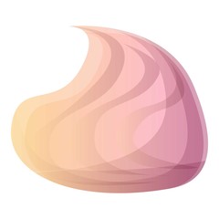 Poster - Meringue icon. Cartoon of meringue vector icon for web design isolated on white background