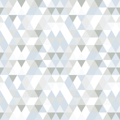 Poster - Triangles seamless pattern . Vector geometric background.