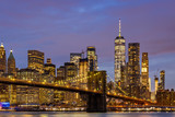 Fototapeta Miasta - Brooklyn bridge New York