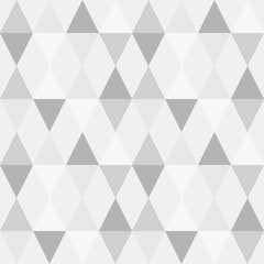 Poster - ..Triangles background. Vector geometric seamless pattern in pastel retro colors and textured simple shapes.