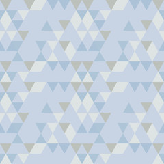 Poster - Triangles seamless pattern . Vector geometric background.