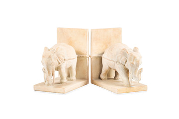 figurine of two elephants