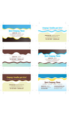 playful party business cards