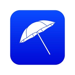 Poster - Umbrella icon digital blue for any design isolated on white vector illustration