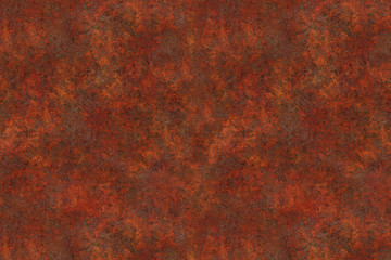 red oxidized rusty metal grunge wall background texture surface