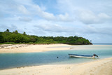 Fototapeta Dmuchawce - Beautiful sea view from Fiji.