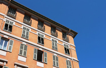 Wall Mural - classical old town building - Nice, French Riviera