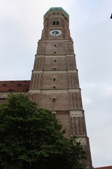 Canvas Print - Munich architecture on a cloudy spring day