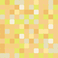 Poster - Geometric shapes background. Squares mosaic seamless pattern . Vector geometric background.