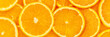 Leinwandbild Motiv Oranges citrus fruits orange collection food background banner fresh fruit