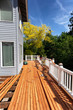 © tab62 - Outdoor wooden deck being completely remodeled during springtime