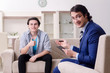 © Elnur - Young male patient discussing with psychologist personal problem