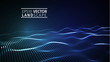 Abstract blue technology background . Vector illustration EPS10. Modern network technology illustration.