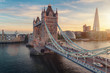 Tower Bridge im Sonnenuntergang