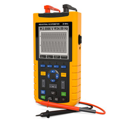 Poster - Digital oscilloscope, industrial scopometer, 3D rendering