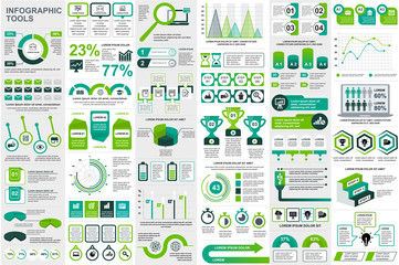 Leinwandbilder - Infographic elements data visualization vector design template. Can be used for steps, options, business processes, workflow, diagram, flowchart concept, timeline, marketing icons, info graphics.