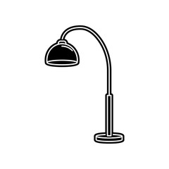 Aufkleber - Table Lamp  icon. Element of household for mobile concept and web apps icon. Glyph, flat icon for website design and development, app development