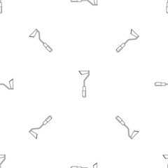 Poster - garden dig tool pattern seamless vector repeat geometric for any web design