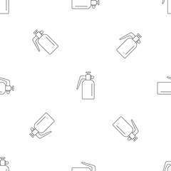 Poster - garden spray bottle pattern seamless vector repeat geometric for any web design