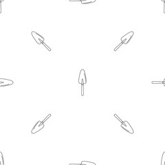 Poster - Hand shovel pattern seamless vector repeat geometric for any web design