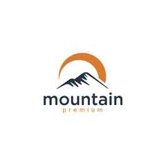 Aufkleber - mountain great for websites and the design