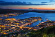 © mariusltu - Bergen old town aerial view. Bergen, Norway.