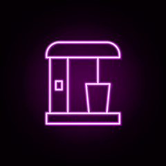 Poster - Mixer neon icon. Elements of internet things set. Simple icon for websites, web design, mobile app, info graphics