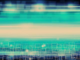 Wall Mural - blue technology background and abstract digital tech circle.copy space.