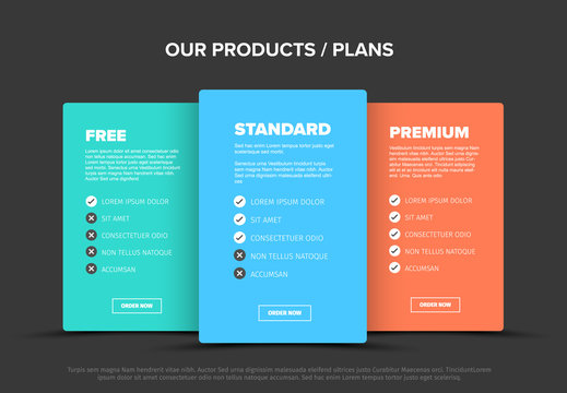 Product cards features schema template