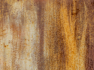 Wall Mural - abstraction texture drawings rust on metal and peeling paint