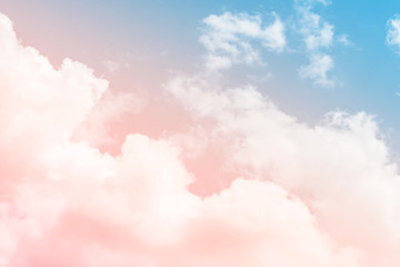 Wall Mural - cloud background with a pastel colour