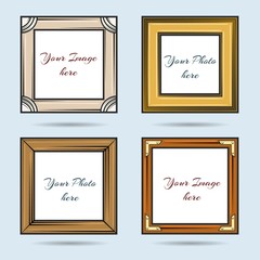 Wall Mural - cartoon picture frames