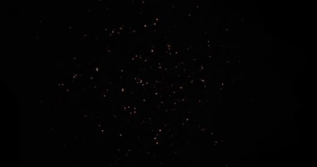 Wall Mural - explosion and fireballs. particles moving around. high speed footage 4k vfx element