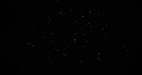 Wall Mural - explosion and fireballs. particles moving around. slow motion footage 4k vfx element