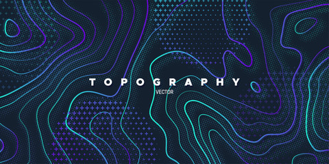 Topography relief.