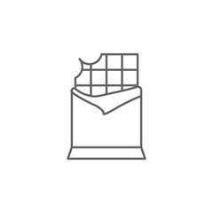 Aufkleber - Chocolate, Holland icon. Element of Holland icon. Thin line icon for website design and development, app development. Premium icon