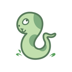 snake cartoon character cute isolated on white background, beautiful snake cartoon characters cute, clip art snake blue lovely and funny, clipart snake mascot cartoon green pastel color