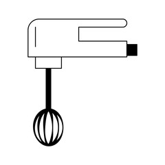 Sticker - Mixer kitchen utensil isolated